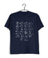 Nerd Physics PHYSICS - ATOZ Custom Printed Graphic Design T-Shirt for Men